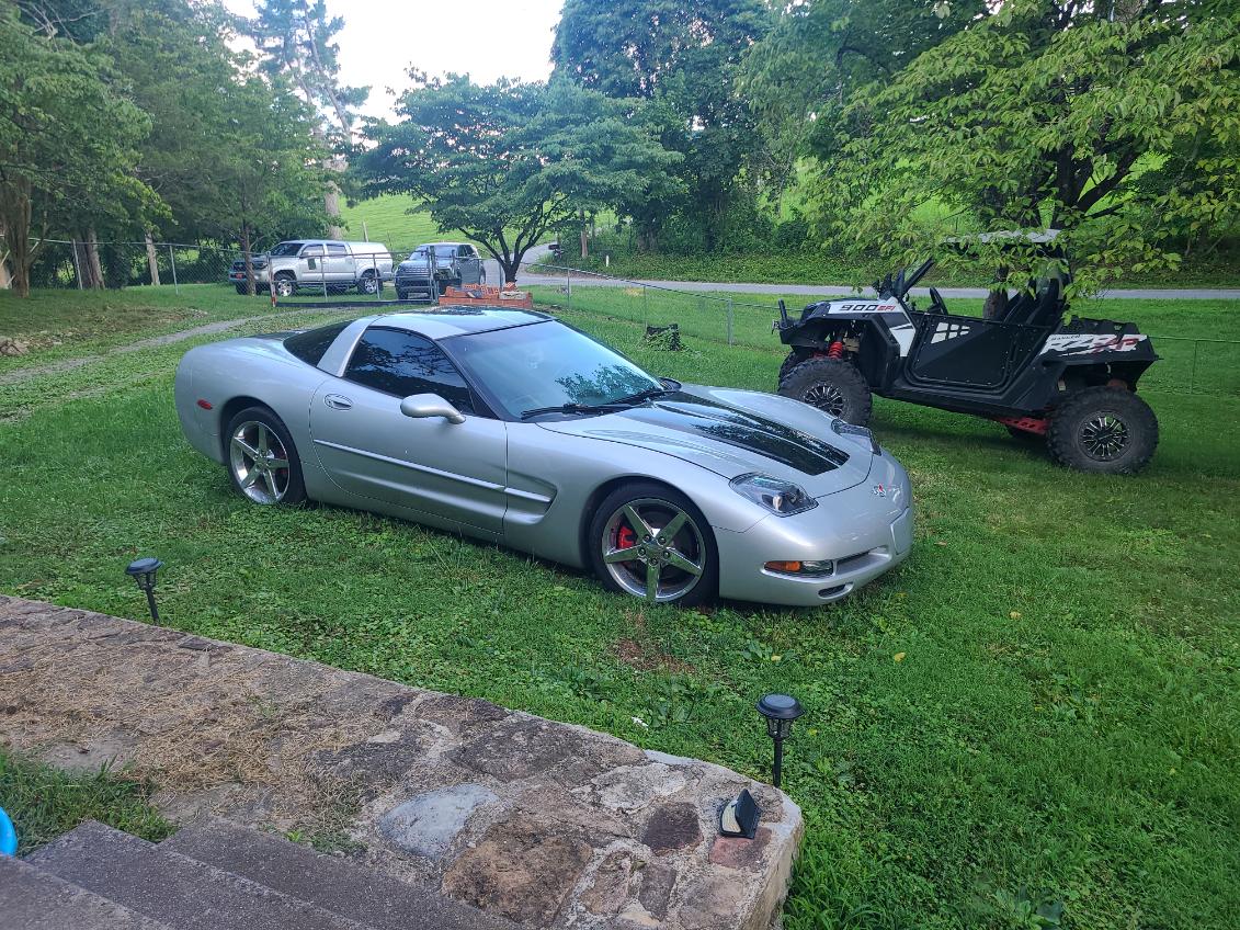 After — Restored Corvette